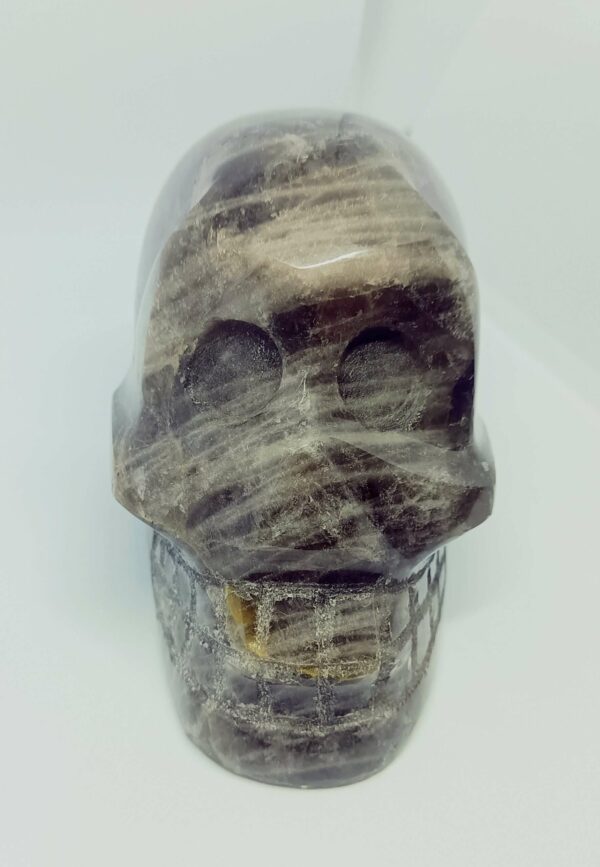 Crâne de cristal en Quartz fumé – Image 4