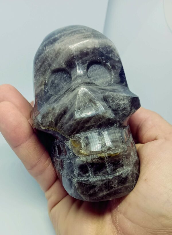 Crâne de cristal en Quartz fumé – Image 5