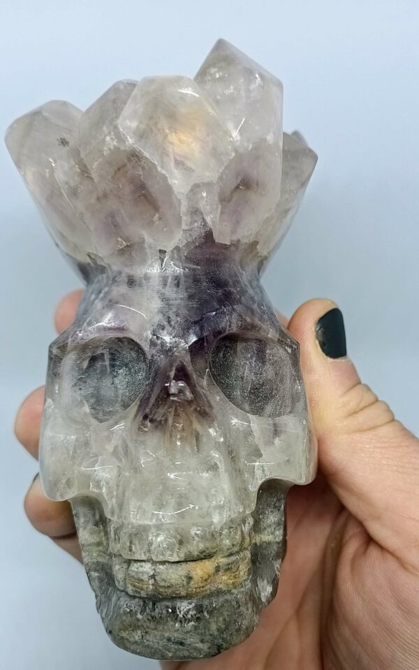 Crâne de cristal en Améthyste – Image 2