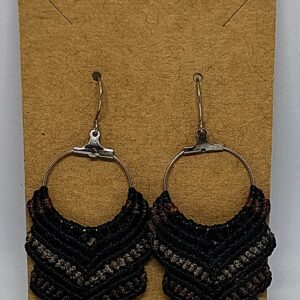 Boucles d'oreilles Macramé