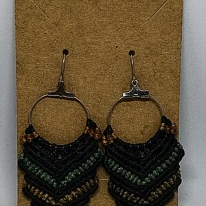 Boucles d'oreilles Macramé