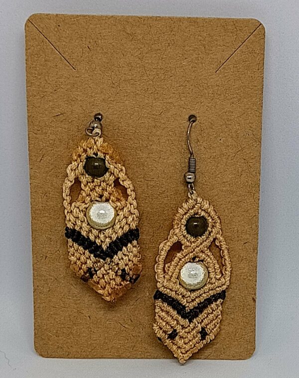 Boucles d'oreilles Macramé