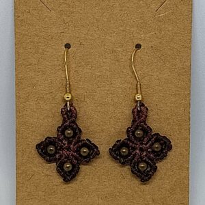 Boucles d'oreilles Macramé