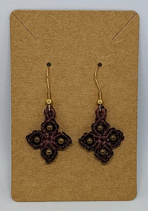 Boucles d'oreilles Macramé