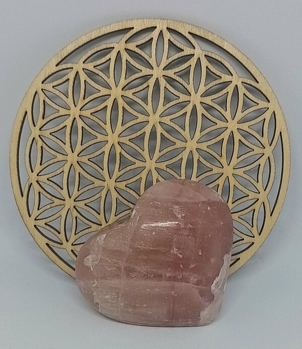 Cœur en pierre Quartz rose