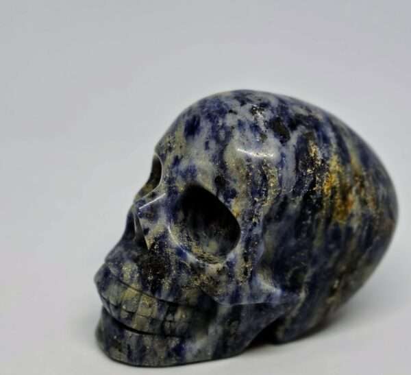 Crâne de cristal en Sodalite – Image 3