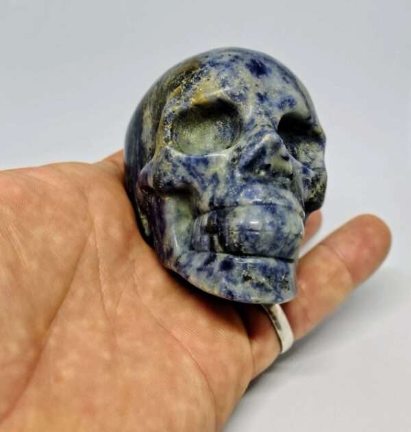 Crâne de cristal en Sodalite