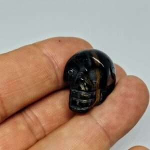 Crâne de cristal en Oeil de faucon