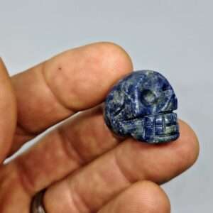 Crâne de cristal en Lapis Lazuli