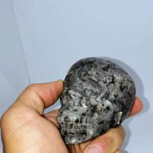Crâne de cristal en Larvikite