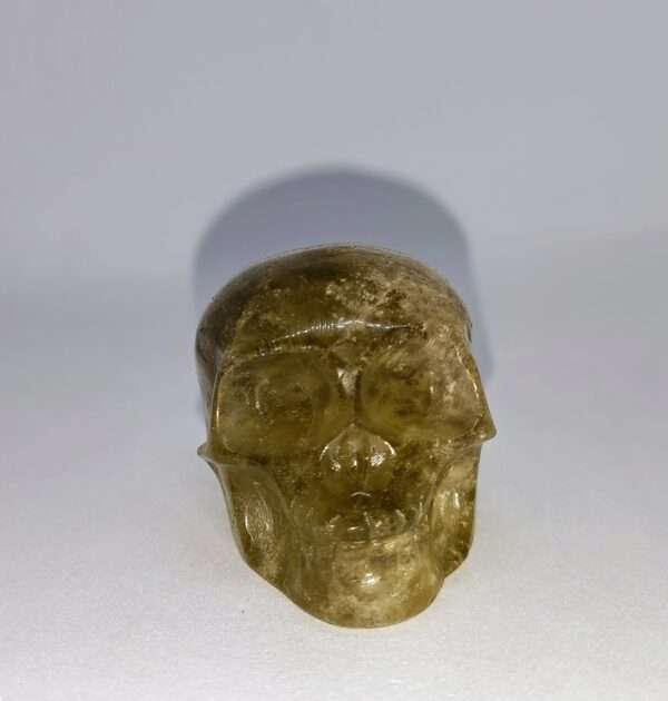 Crâne de cristal en citrine – Image 5