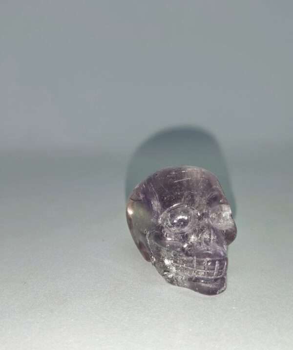 Crâne de cristal en Amethyste